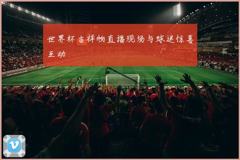 世界杯吉祥物直播现场与球迷惊喜互动