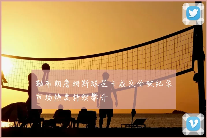 勒布朗詹姆斯球星卡成交价破纪录市场热度持续攀升