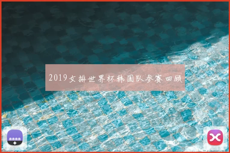 2019女排世界杯韩国队参赛回顾