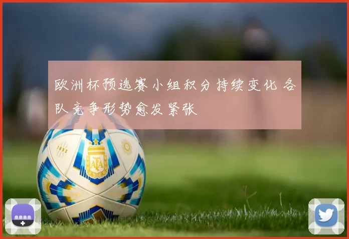 欧洲杯预选赛小组积分持续变化 各队竞争形势愈发紧张
