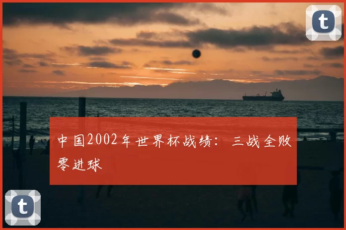 中国2002年世界杯战绩:三战全败零进球
